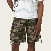 Comfort Utility Shorts - Wood Camo