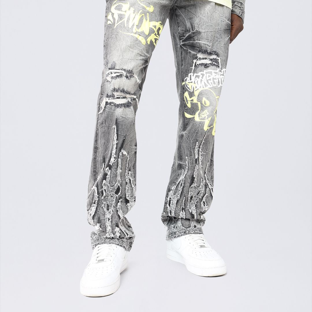 Long Straight Dystopia Jeans