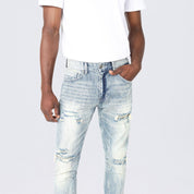 Slim Tapered Vintage Washed Jeans