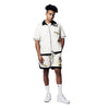 Embroidered & Printed Polished Twill Resort Shirt