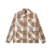 Smoke Rise Plaid Flannel Overshirt - Driftwood