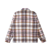 Smoke Rise Plaid Flannel Overshirt - Himalaya