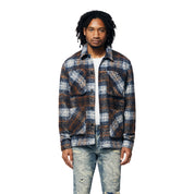 Smoke Rise Plaid Flannel Overshirt - Summit