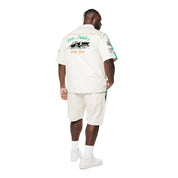 Smoke Rise Big and Tall Big and Tall - Graphic Twill Shirt - Chalk