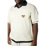 Smoke Rise Big and Tall Big and Tall - Toucan Resort Polished Twill Shirt - Chalk