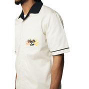 Smoke Rise Toucan Resort Polished Twill Shirt - Chalk