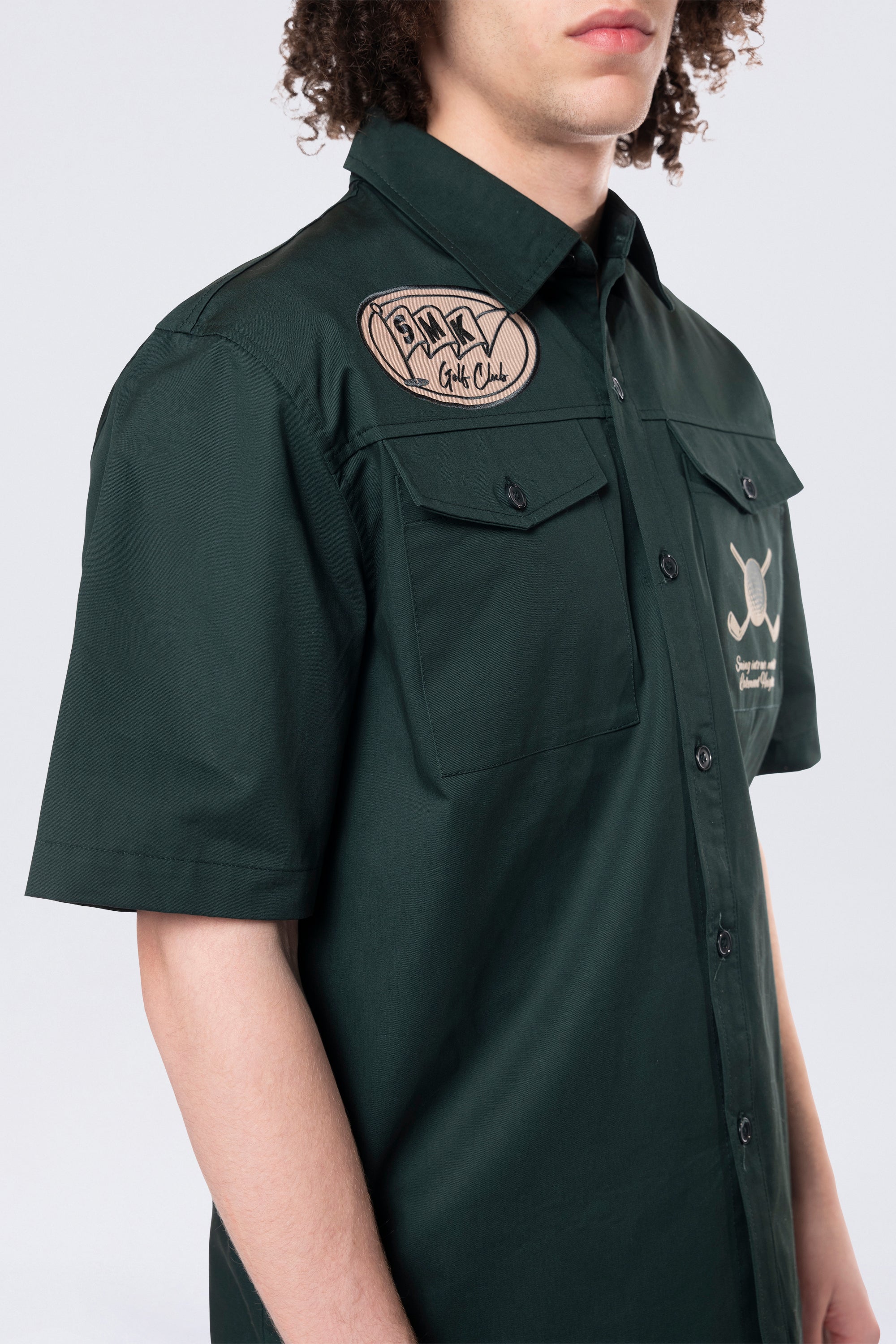 Golf Club S/S Buttondown Shirt - Scarab