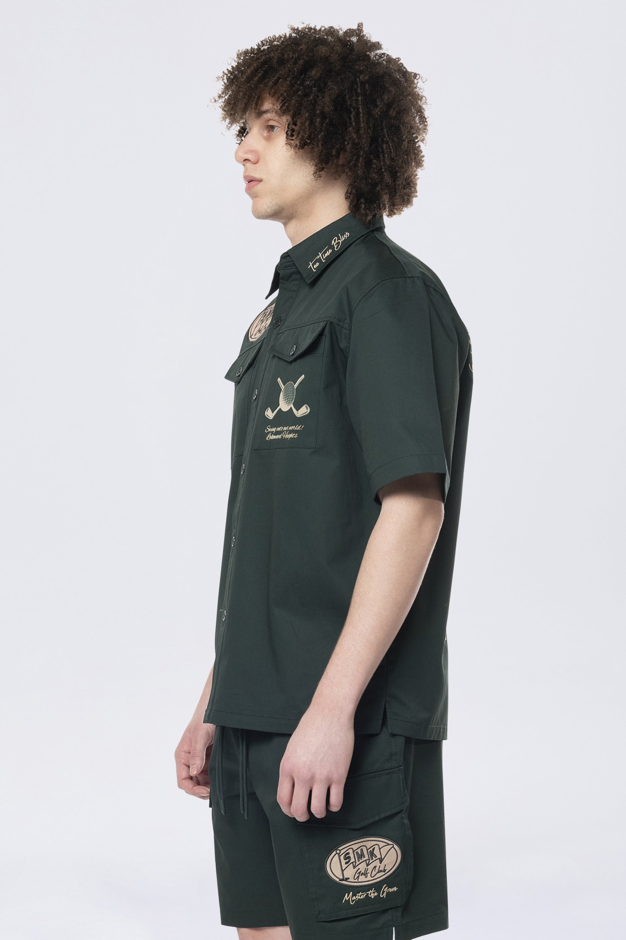 Golf Club S/S Buttondown Shirt - Scarab