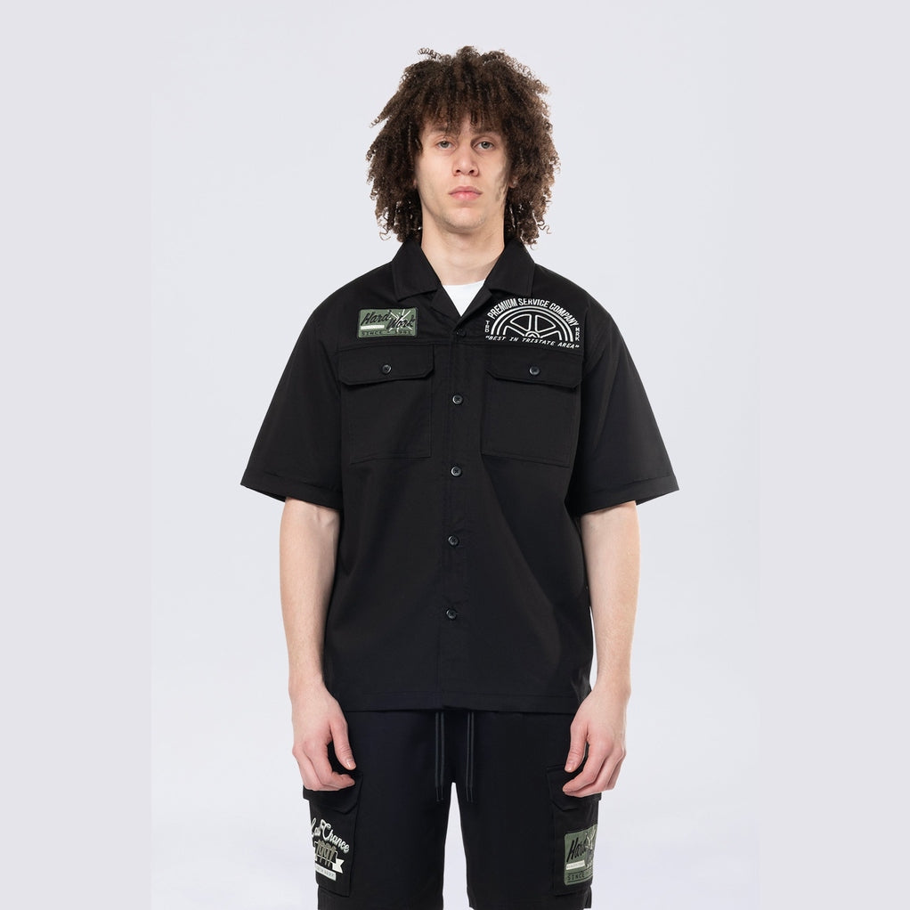 S Buttondown Shirt - Black