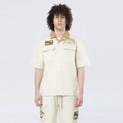 Smoke Rise Pitstop S/S Buttondown Shirt - Ecru