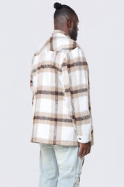 Big and Tall - Flannel Lined Overshirt - Cassava