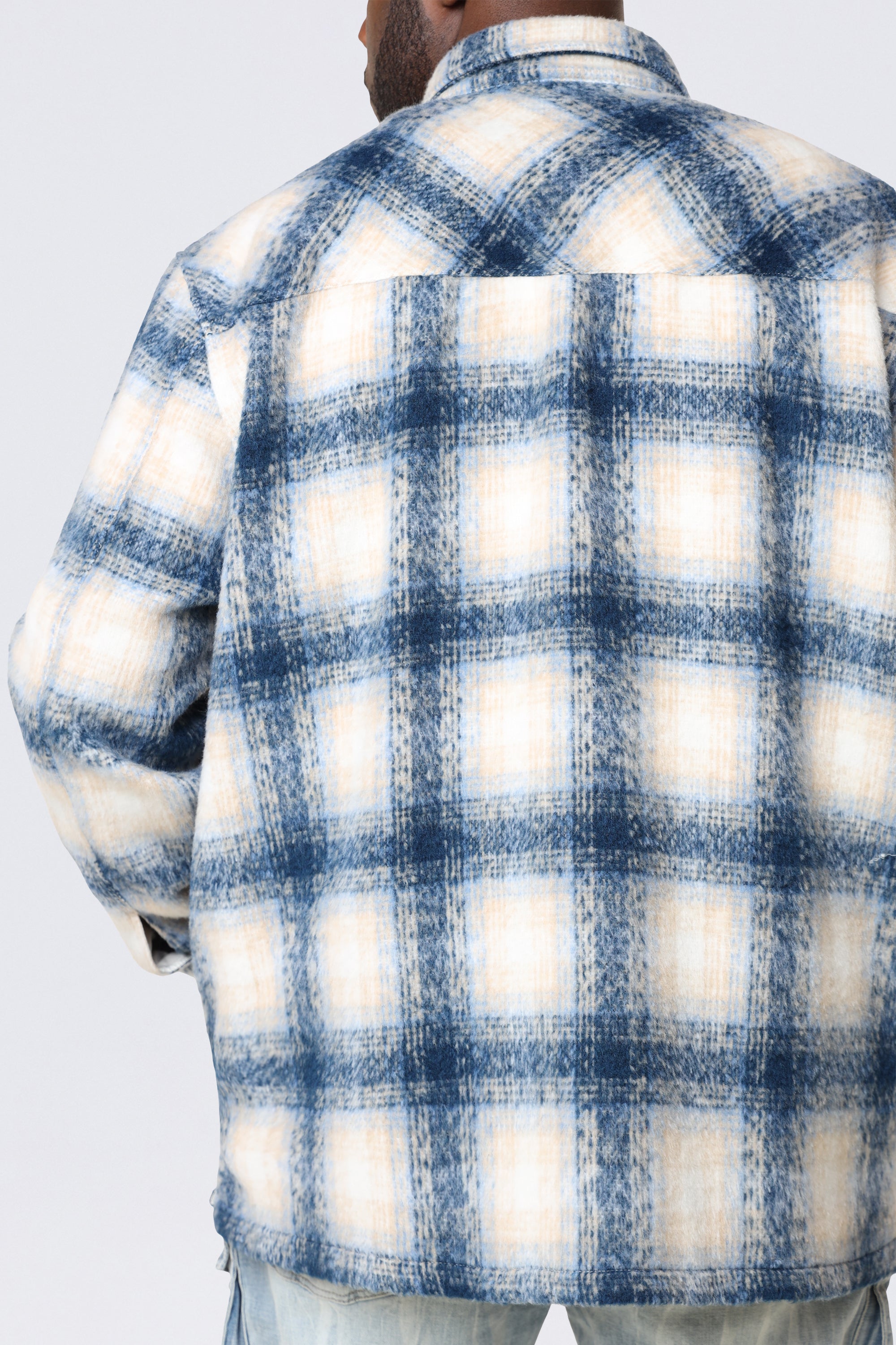 Big and Tall - Flannel Lined Overshirt - Oceana