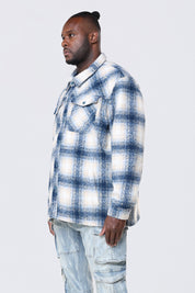 Big and Tall - Flannel Lined Overshirt - Oceana