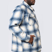 Big and Tall - Flannel Lined Overshirt - Oceana