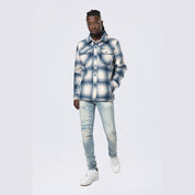 Smoke Rise Flannel Lined Overshirt - Oceana