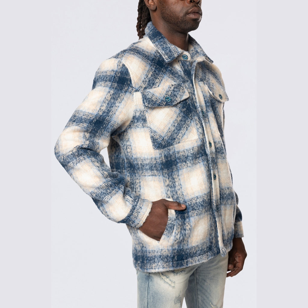 Smoke Rise Flannel Lined Overshirt - Oceana