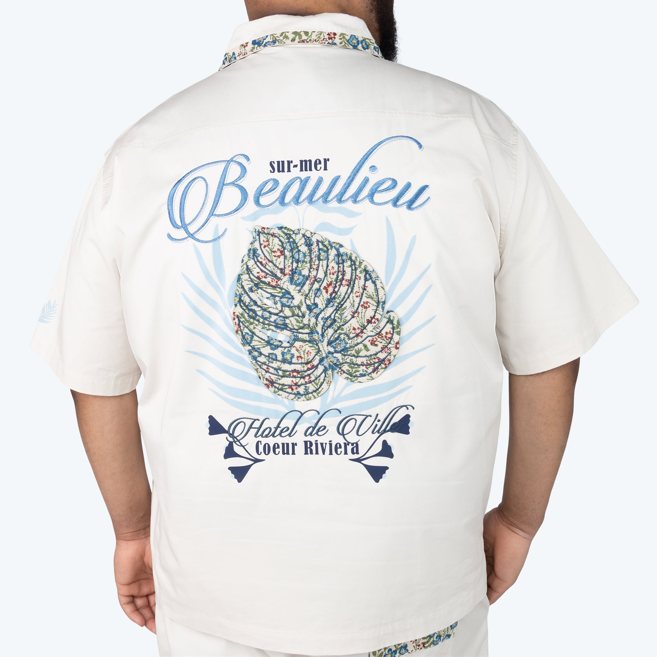 Big and Tall - Tapestry SS Buttoned Down Shirt
