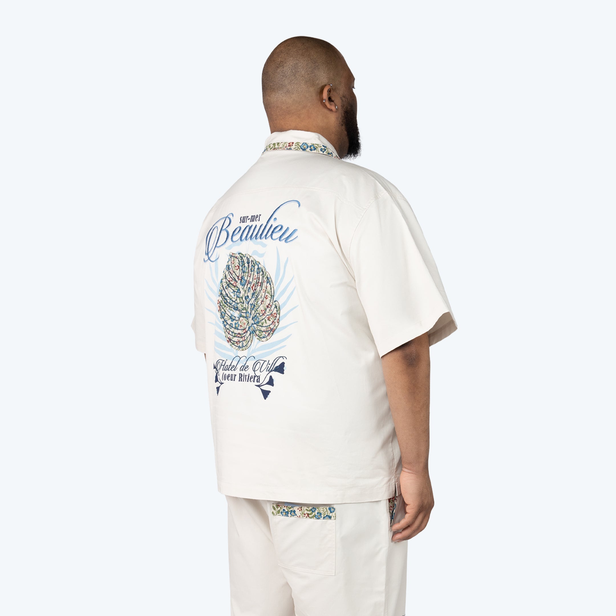 Big and Tall - Tapestry SS Buttoned Down Shirt