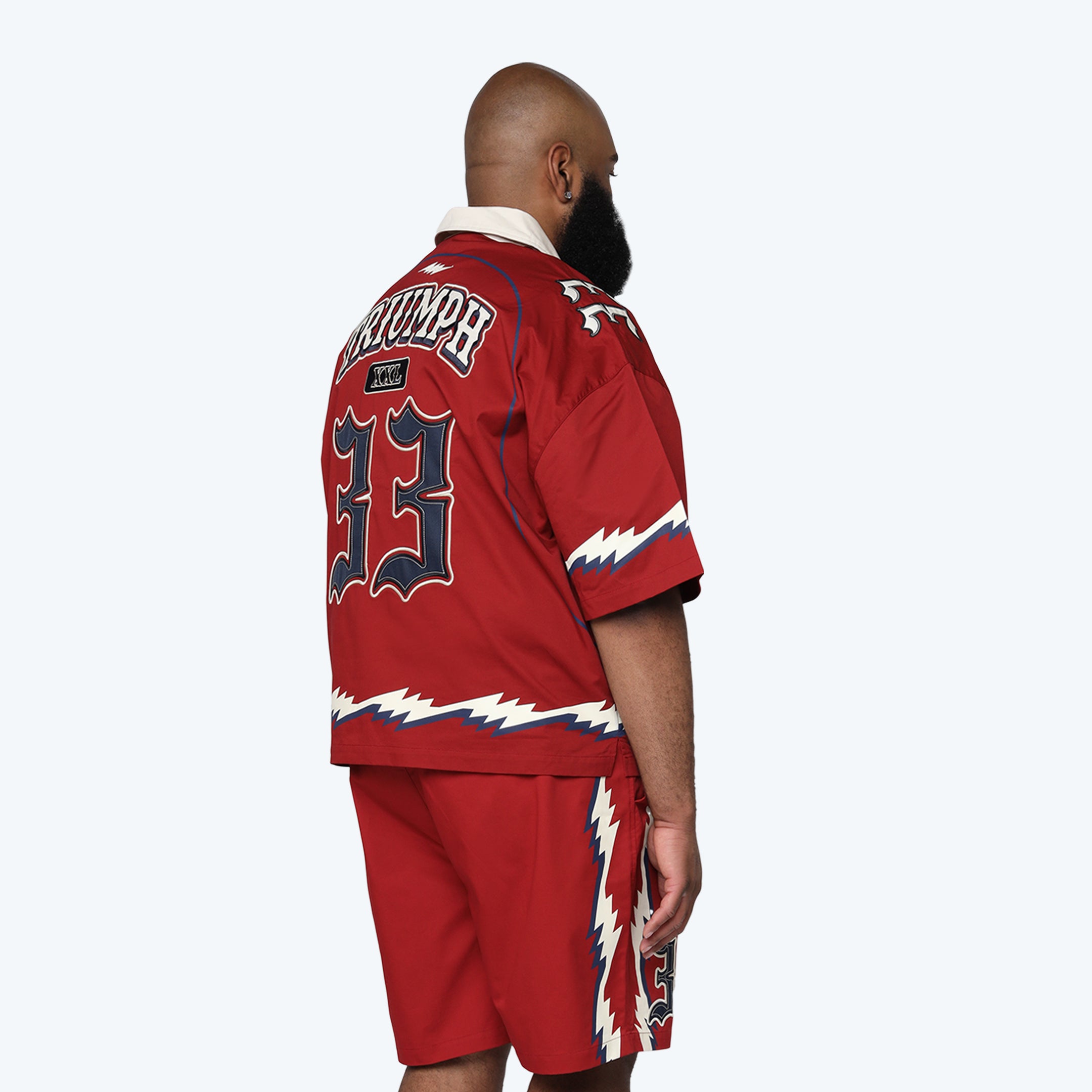 Big and Tall - Triumph S/S Woven Shirt - Syrah