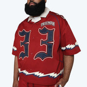 Big and Tall - Triumph S/S Woven Shirt - Syrah