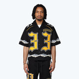 Oversized Triumph S/S Woven Shirt - Black