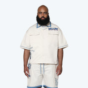 Big and Tall - Premier S/S Woven Shirt - Coronet Blue