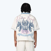 Oversized Premier S/S Woven Shirt - Coronet Blue
