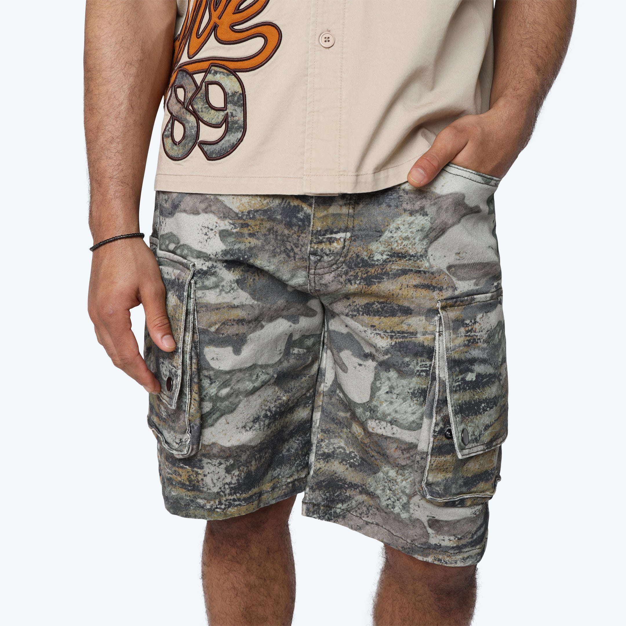Wilds Utility Twill Shorts - Tiger Camo