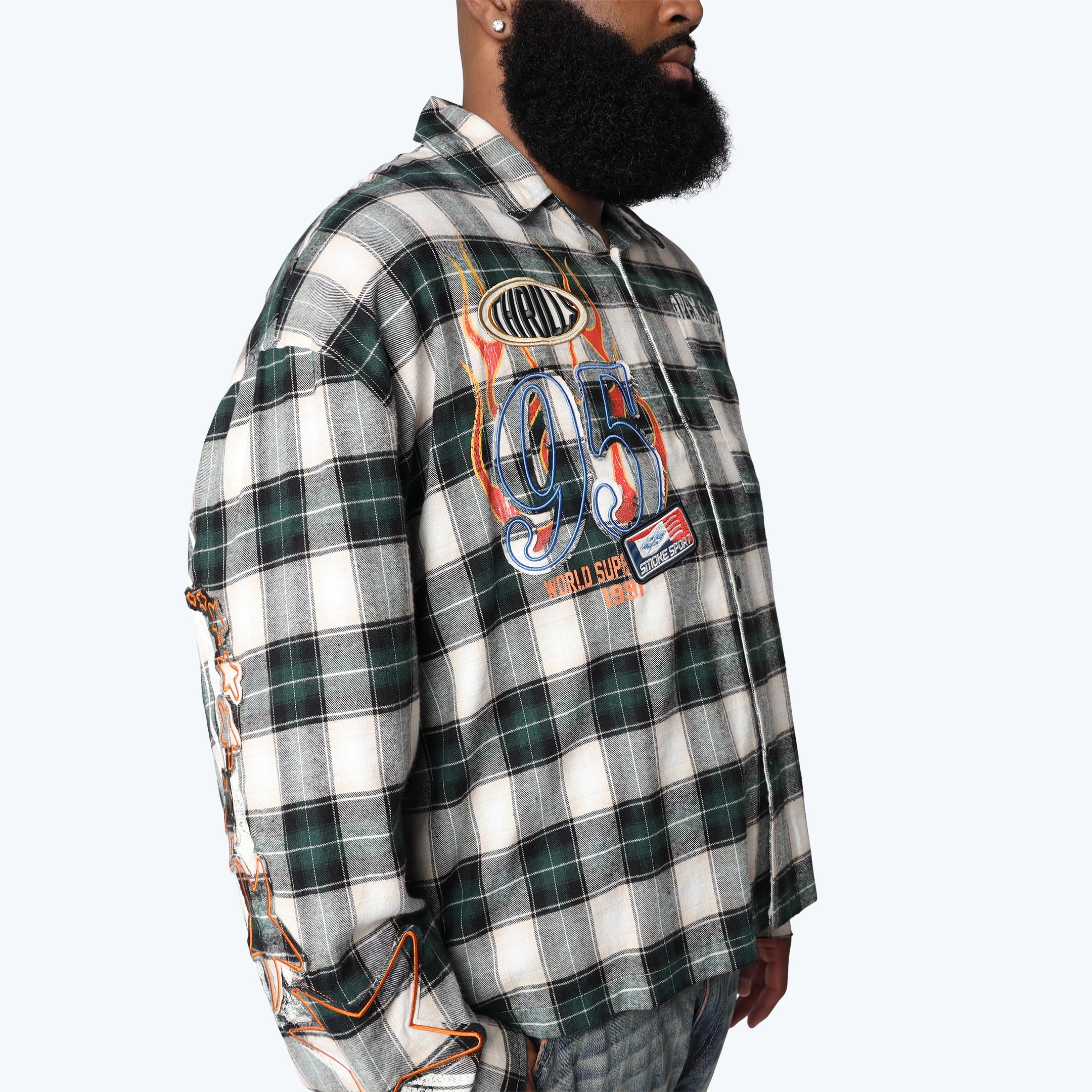 Big and Tall - Thrills Woven Shirt - Hemlock