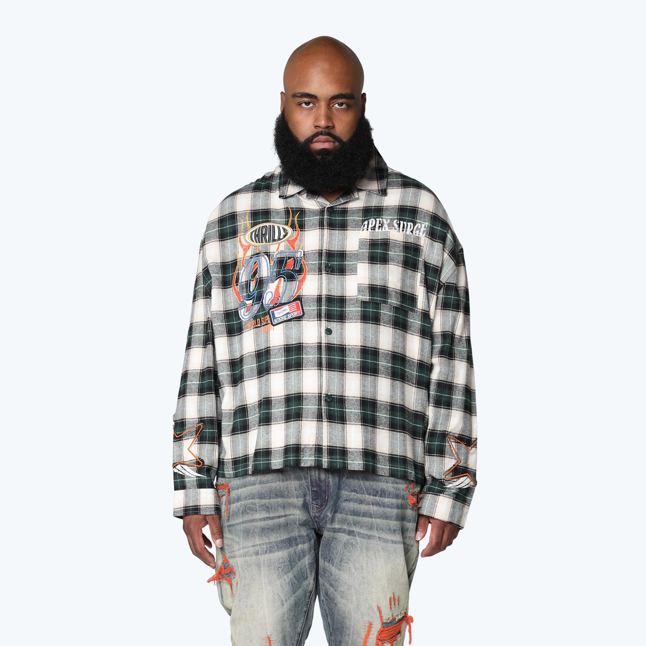 Big and Tall - Thrills Woven Shirt - Hemlock
