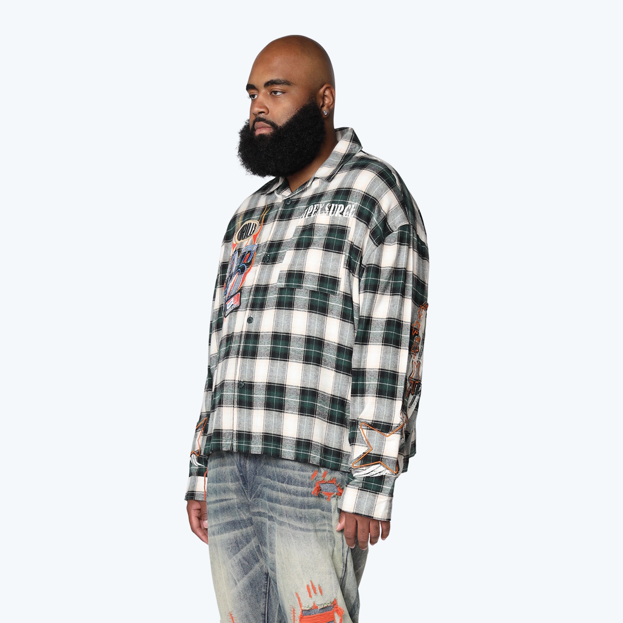 Big and Tall - Thrills Woven Shirt - Hemlock