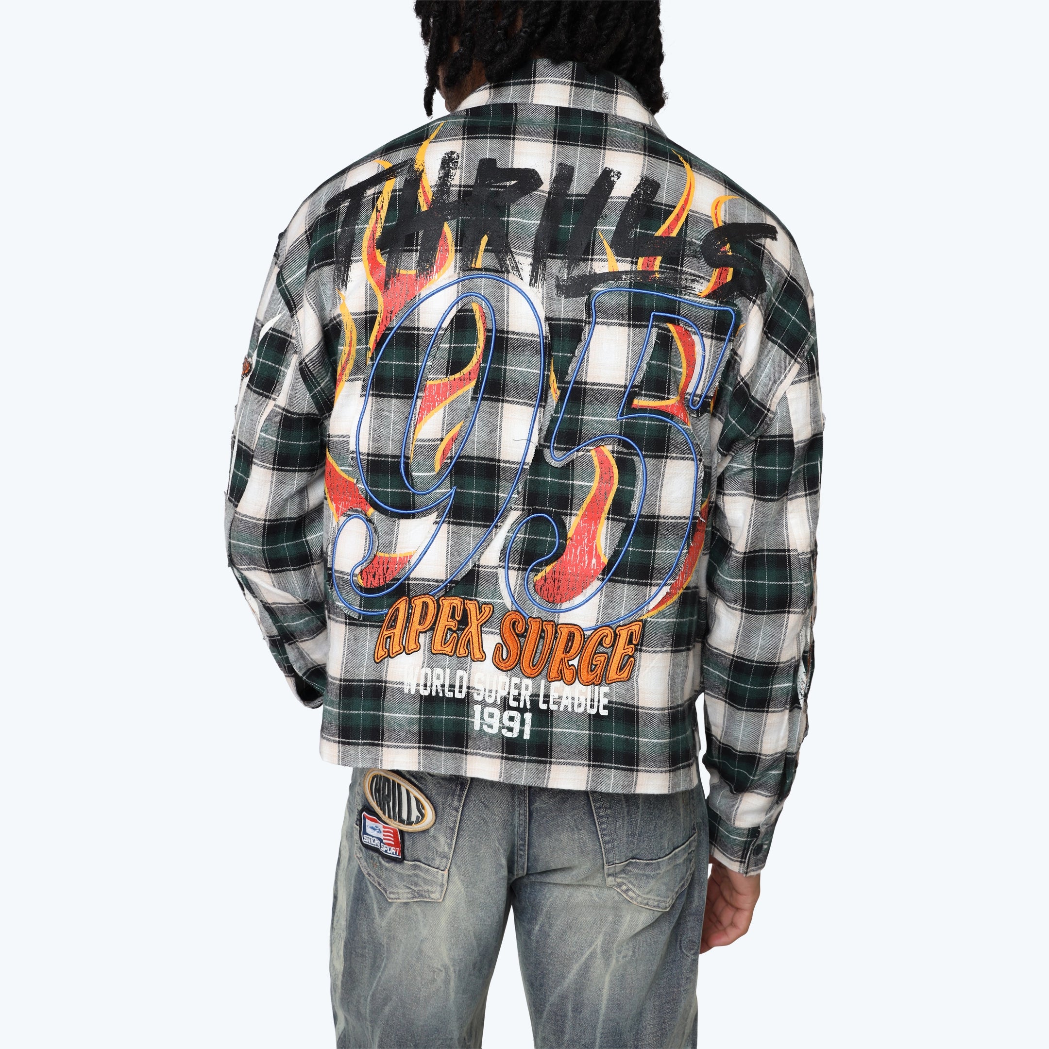Oversized Thrills Woven Shirt - Hemlock