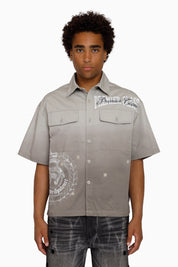 Premier Class SS Button Down Shirt - Dove