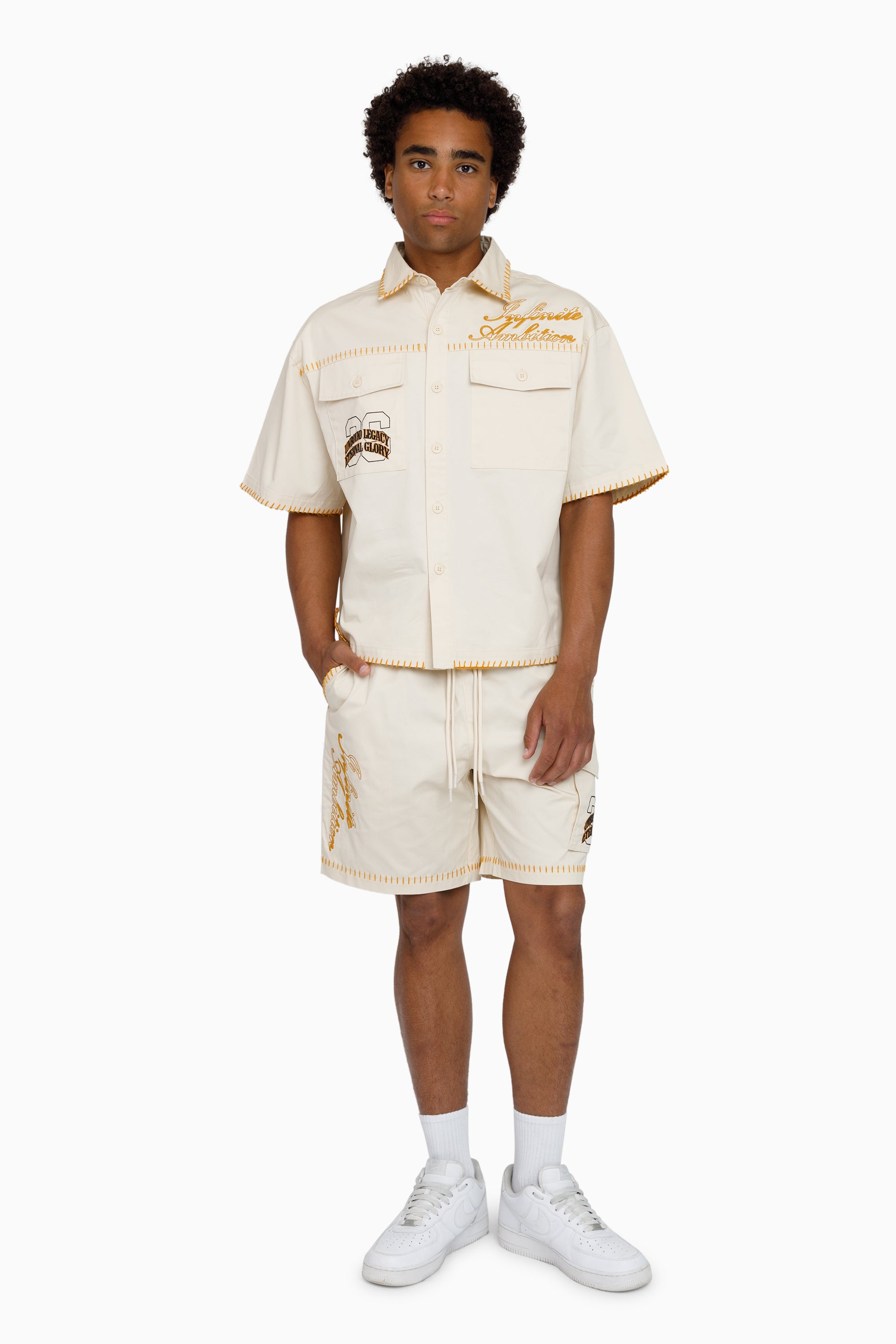 Infinite Ambition SS Button Down Shirt - Pristine