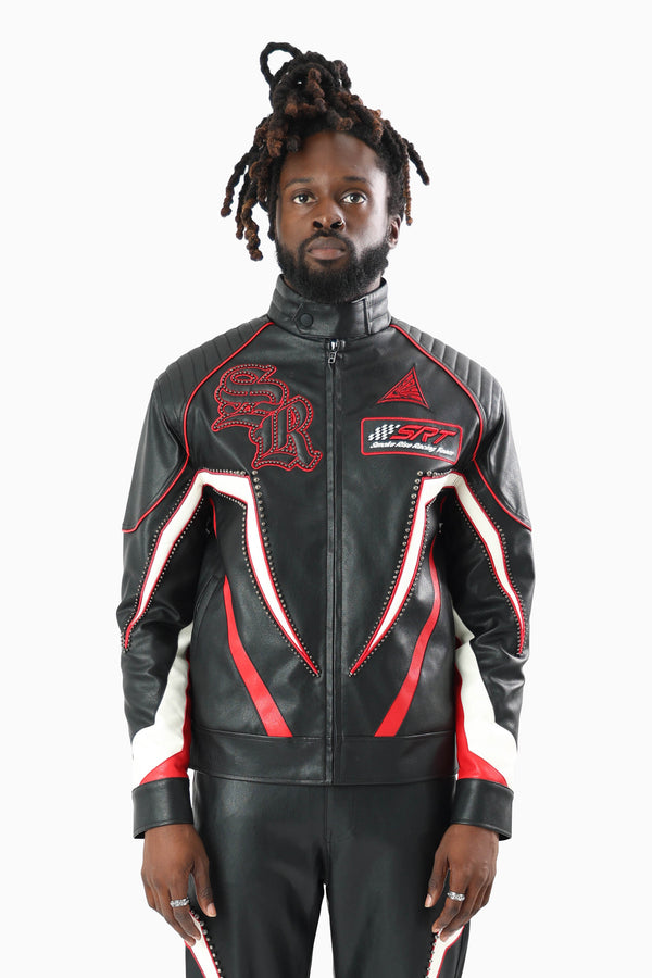Club Circuit Racing PU Jacket - Red