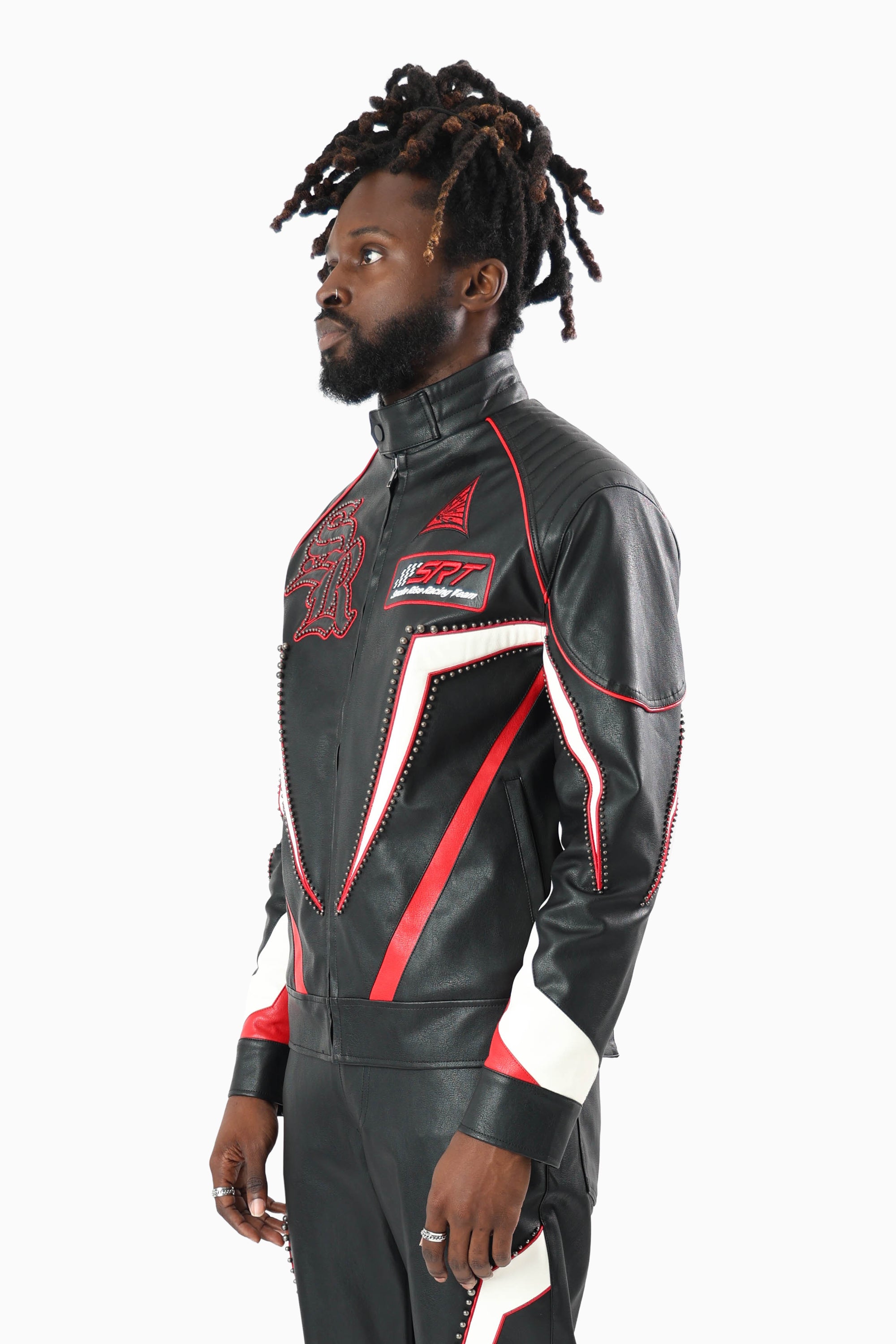 Club Circuit Racing PU Jacket - Red