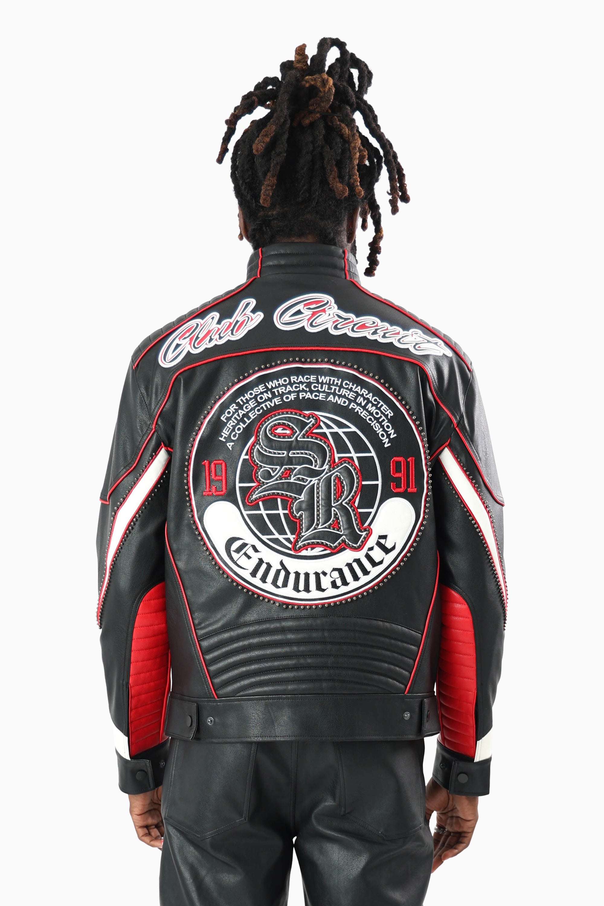 Club Circuit Racing PU Jacket - Red