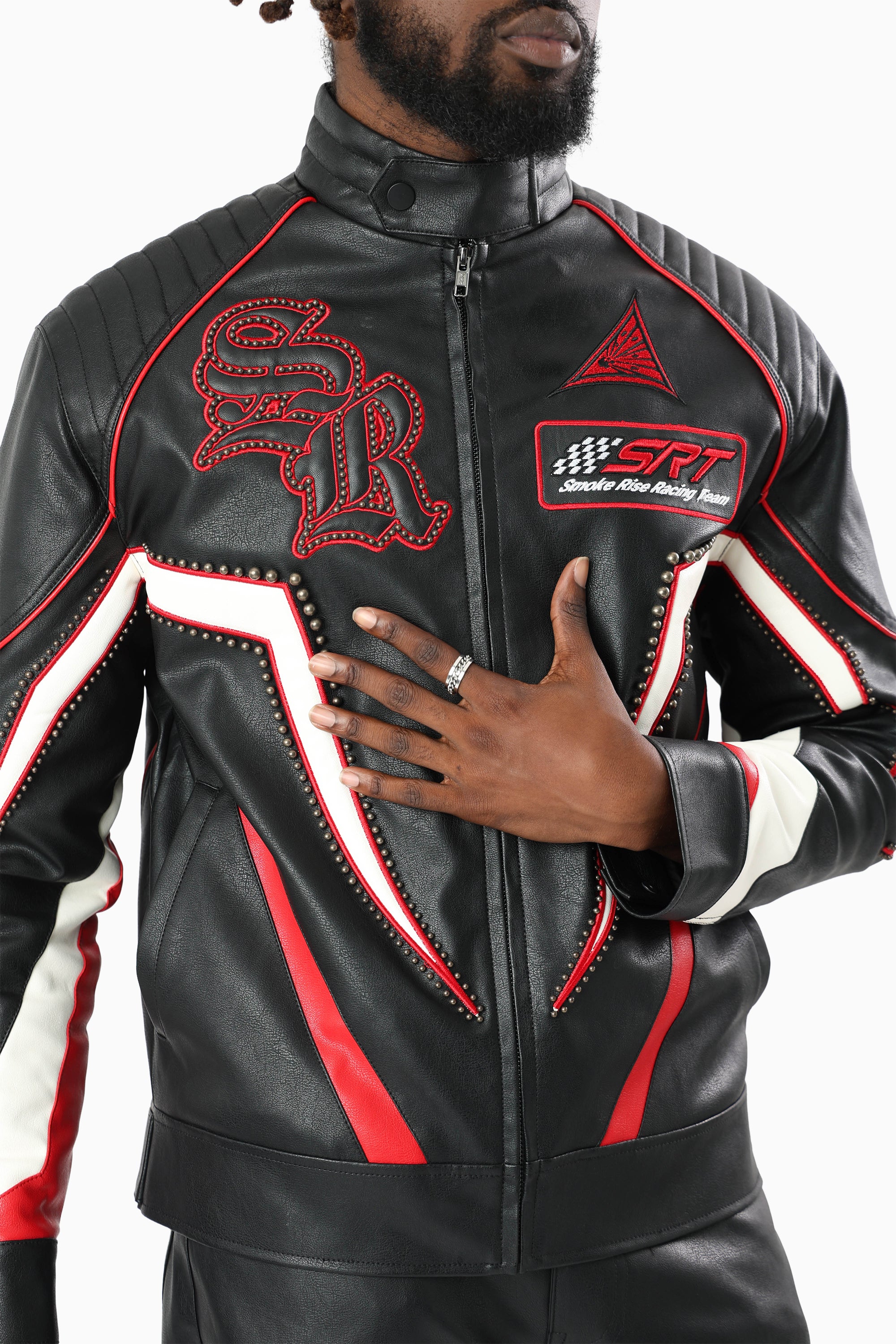 Club Circuit Racing PU Jacket - Red