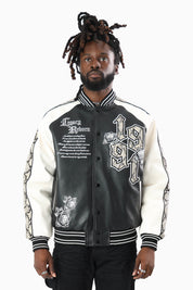 Elite Class Varsity Jacket - Black
