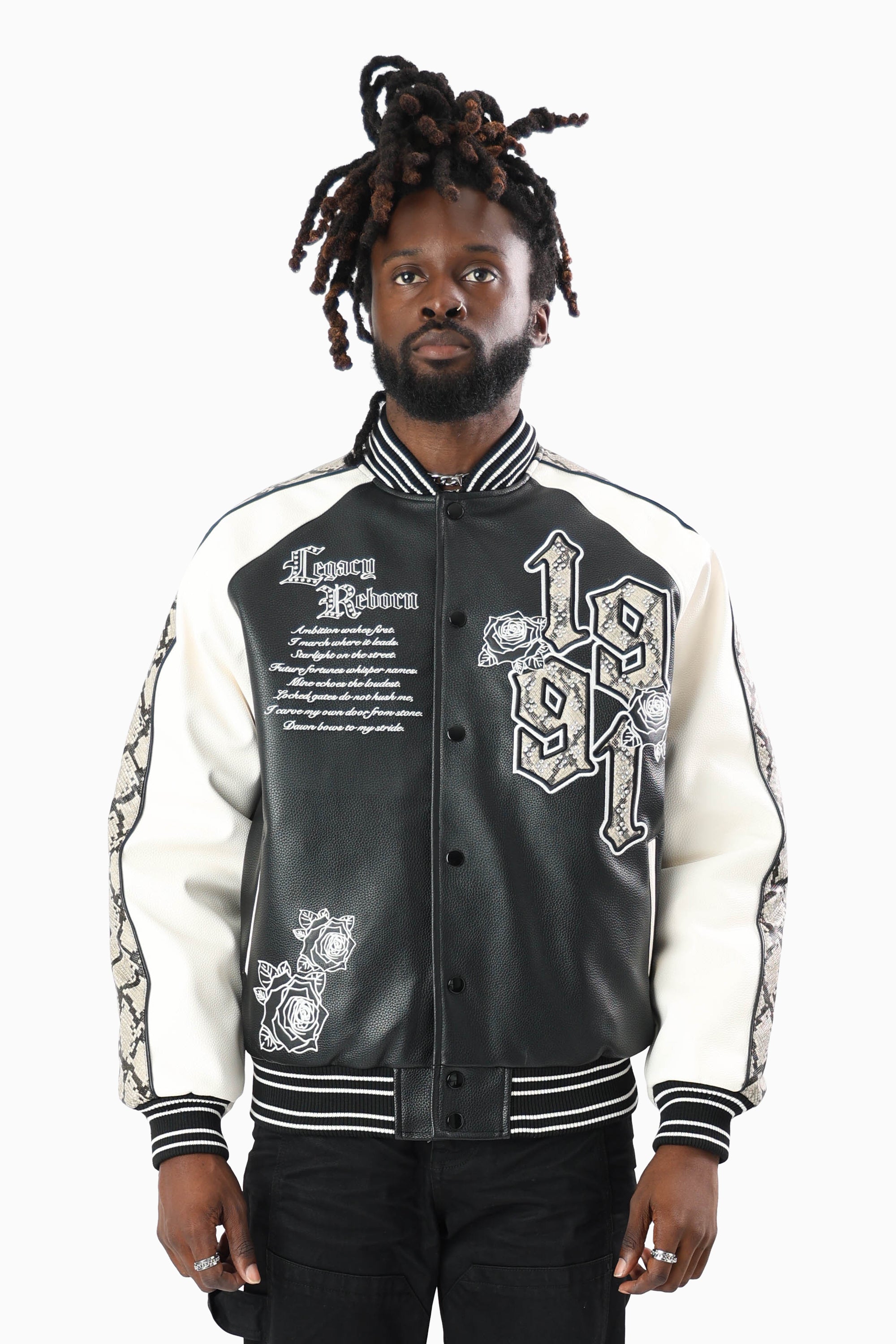 Elite Class Varsity Jacket - Black