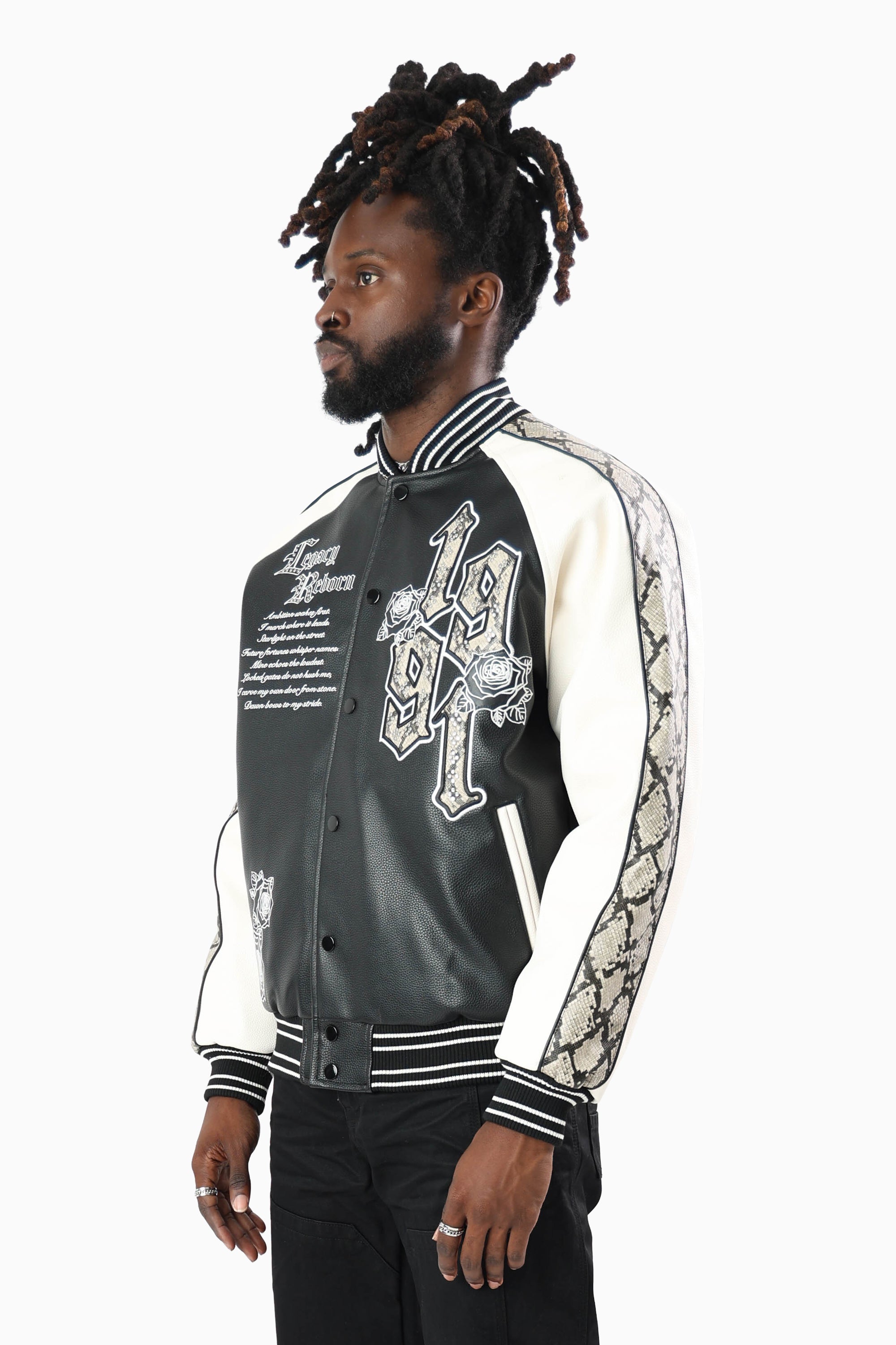 Elite Class Varsity Jacket - Black