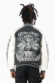 Elite Class Varsity Jacket - Black