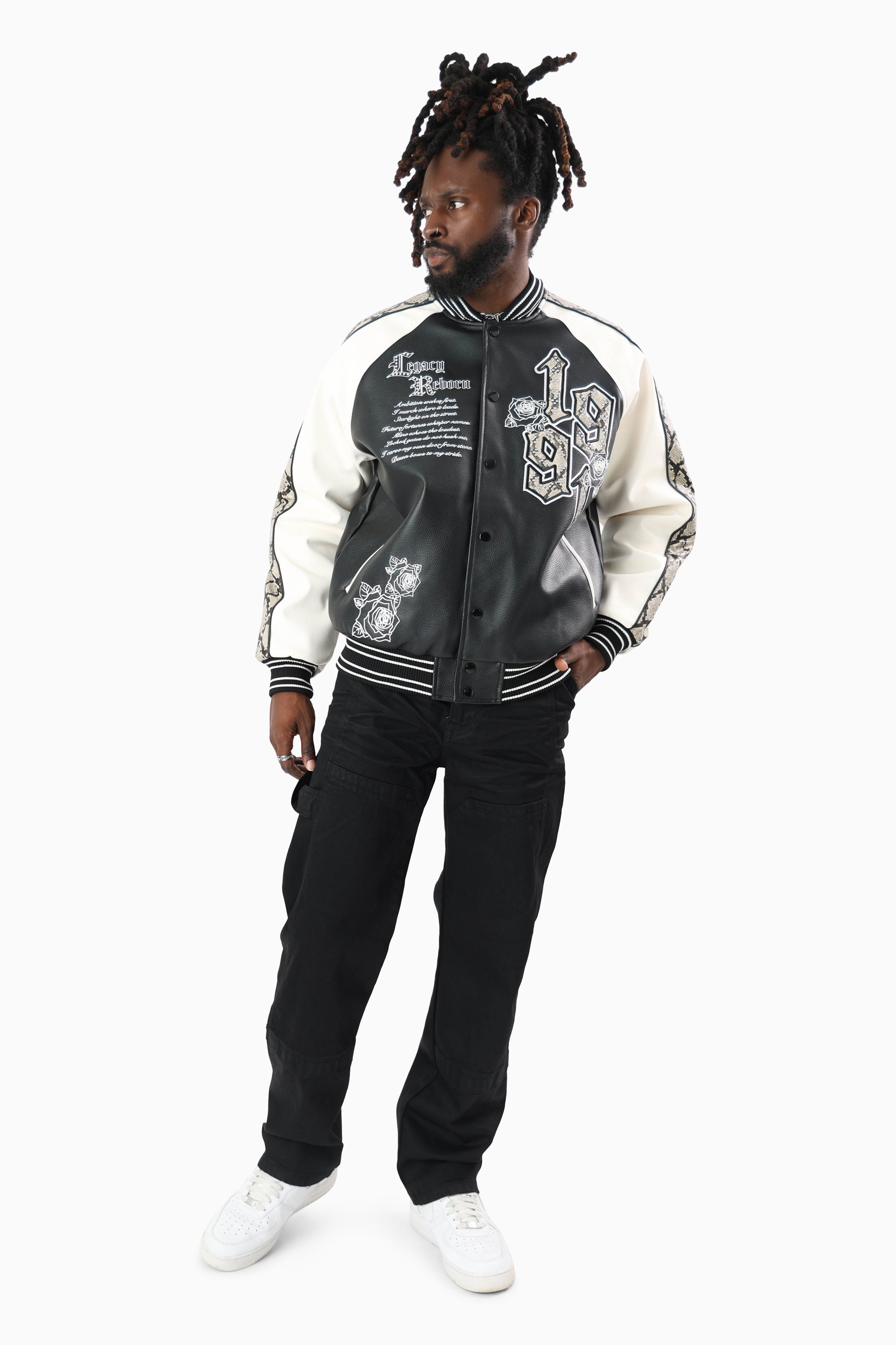 Elite Class Varsity Jacket - Black