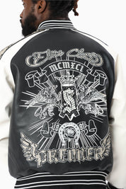 Elite Class Varsity Jacket - Black
