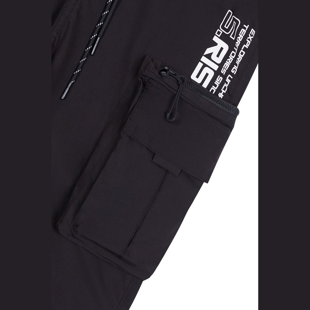 Windbreaker Utility Pants - Black | SMOKERISENY.COM