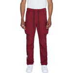 Windbreaker Utility Pants - Burgundy