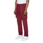 Windbreaker Utility Pants - Burgundy