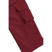 Smoke Rise Windbreaker Utility Pants - Burgundy