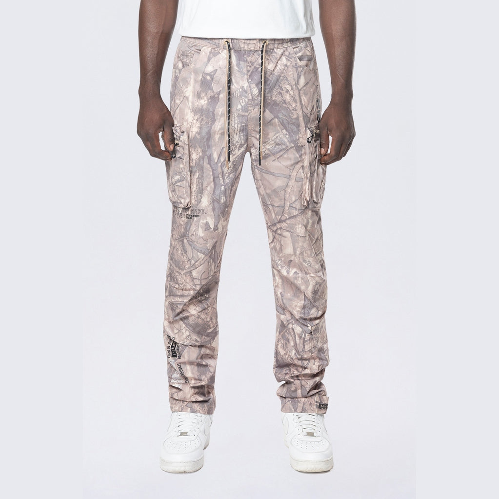 Smoke Rise Utility Windbreaker Pants - Khaki Hunting Camo