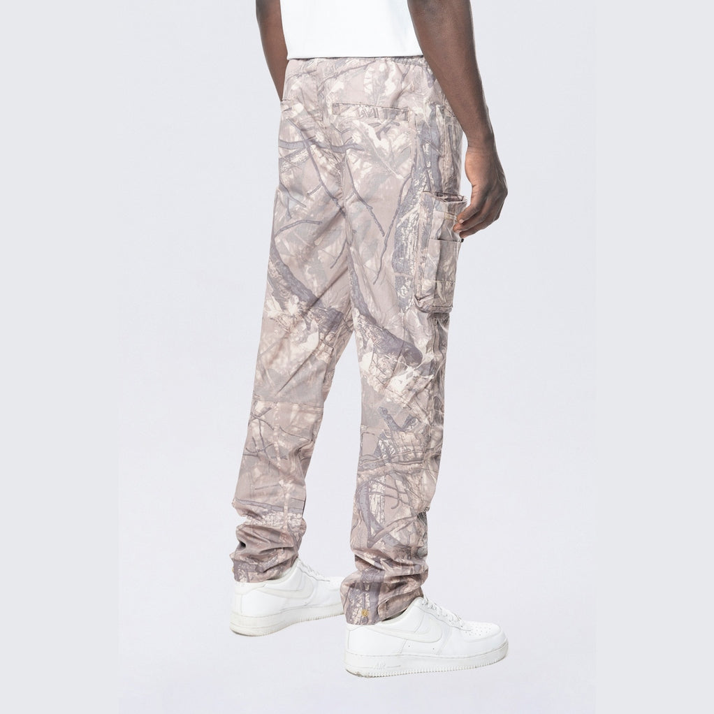 Smoke Rise Utility Windbreaker Pants - Khaki Hunting Camo